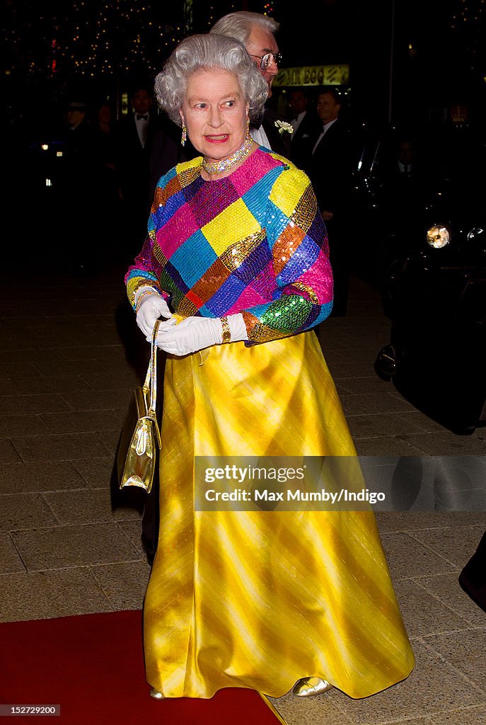 Queen Elizabeth II Attends The Royal Variety Performance