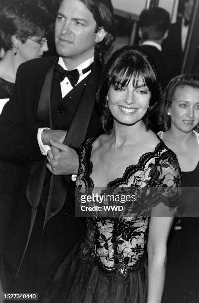 Actress Sela Ward and Howard Sherman attend the 50th Annual Golden Globe Awards at the Beverly Hilton Hotel on January 23 in Beverly Hills,...