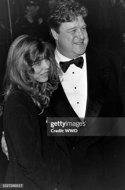 Actor John Goodman and Annabeth Hartzog attend the 50th Annual Golden Globe Awards at the Beverly Hilton Hotel on January 23 in Beverly Hills,...