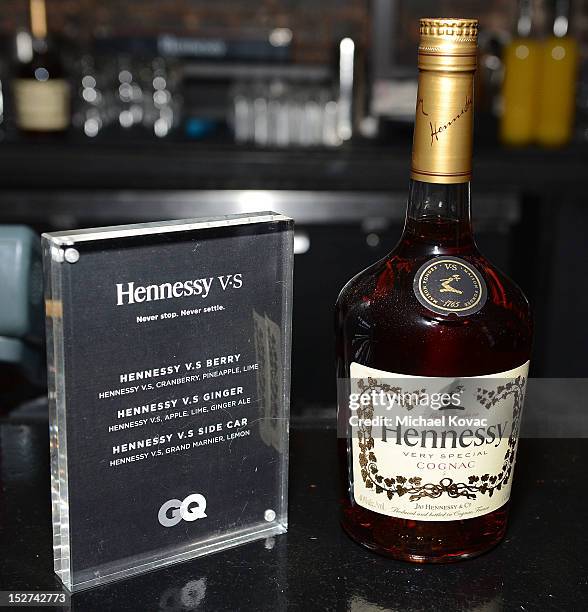 General views of atmosphere at the GQ October Cover Party With Chris Paul with Hennessy at Sayer's Club on September 24, 2012 in Los Angeles,...