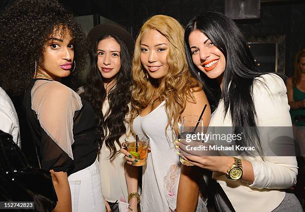 General views of atmosphere at the GQ October Cover Party With Chris Paul with Hennessy at Sayer's Club on September 24, 2012 in Los Angeles,...