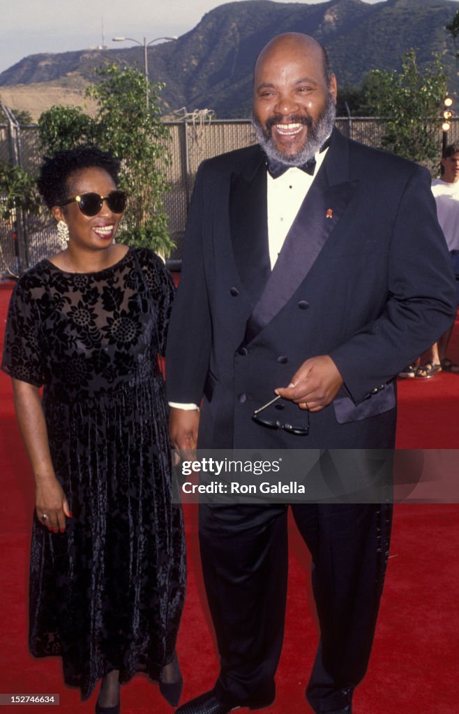 James Avery and wife Barbara Avery attend the taping of "Bob Hope
