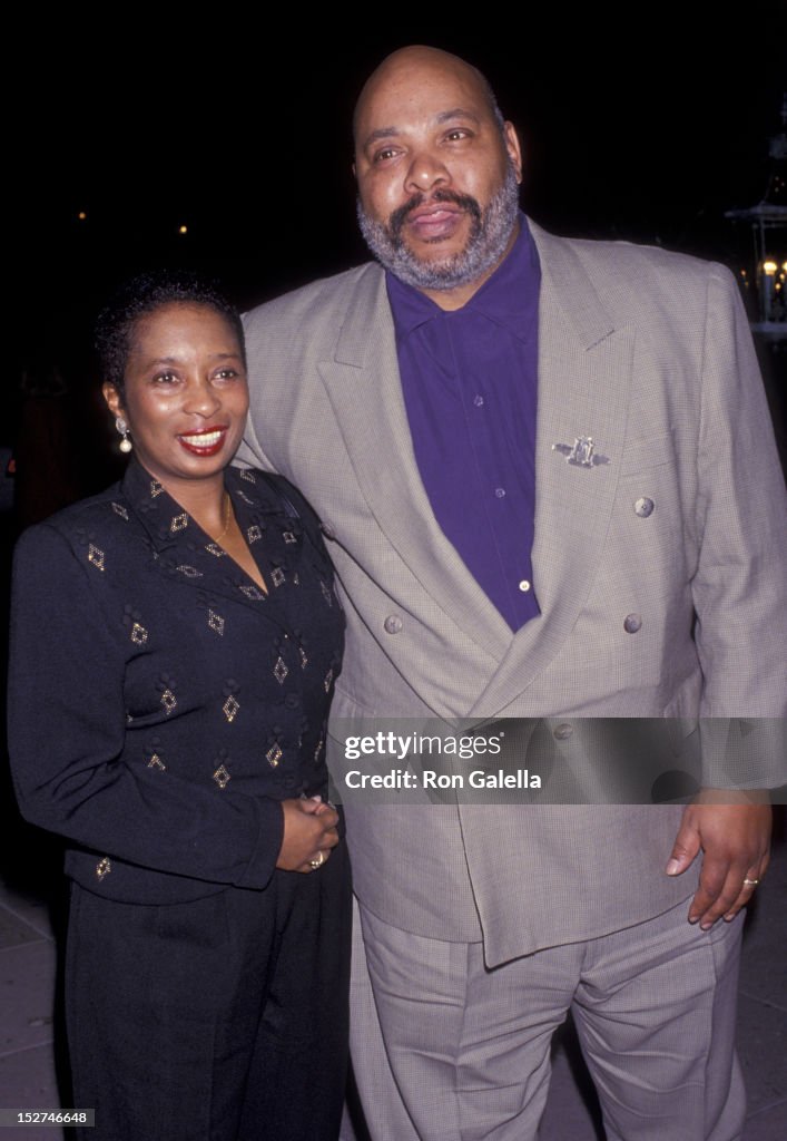 James Avery and wife Barbara Avery attend NBC All Star Winter Press
