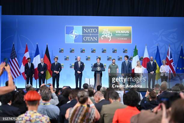 President of the United States, Joe Biden, Ukrainian President Volodymyr Zelenskyy, Prime Minister of Japan, Fumio Kishida, President of European...