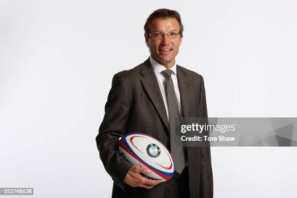 Professional Rugby Director, Rob Andrew during the launch of the BMW Performance Academy at Wokefield Park on September 25 2012 in Reading, England.