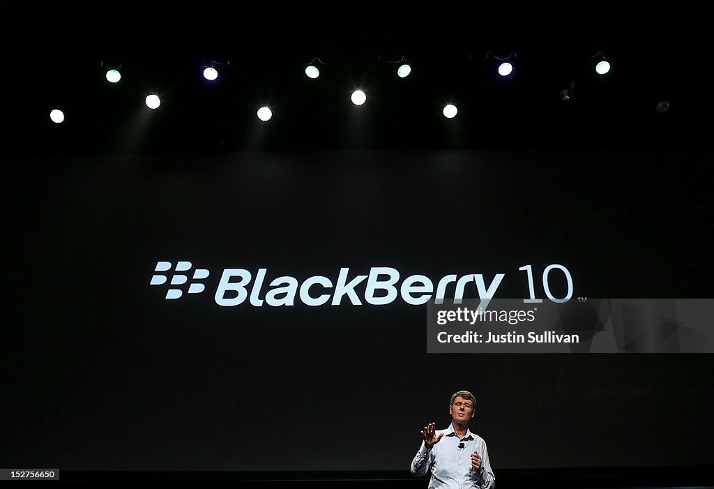 RIM CEO Thorsten Heins Speaks To Blackberry Conference In San Jose