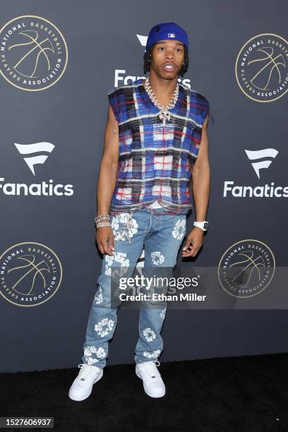 Lil Baby attends the Summer Players Party hosted by Michael Rubin, Fanatics, and the National Basketball Players Association on July 08, 2023 in Las...