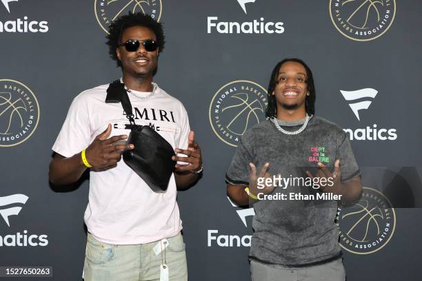 Kobe Brown and guest attend the Summer Players Party hosted by Michael Rubin, Fanatics, and the National Basketball Players Association on July 09,...