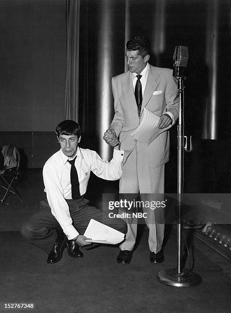 Pictured: Jerry Lewis, Dean Martin --