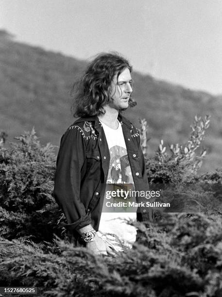 Singer/Songwriter/Musician Roger McGuinn at his home in Malibu, CA 1974.