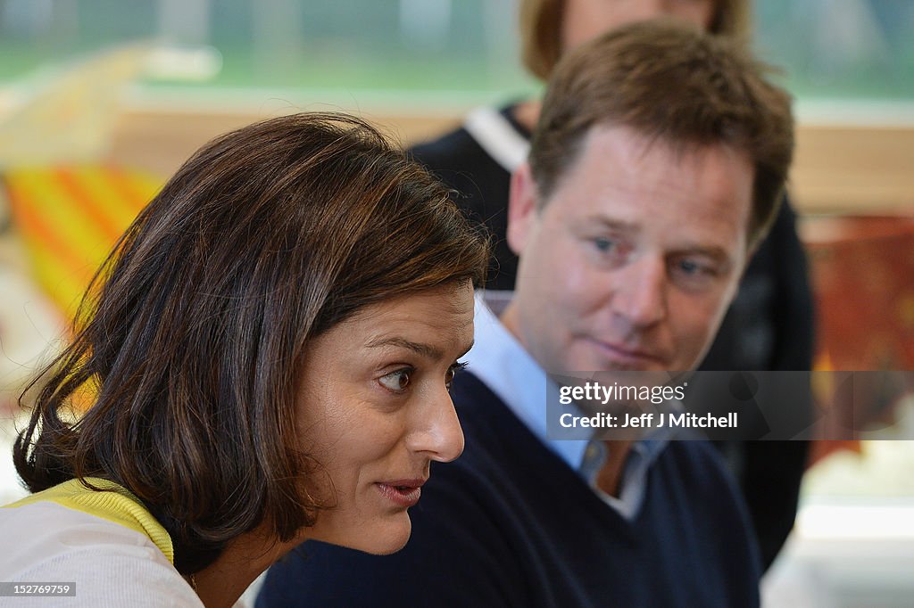 The Deputy Prime Minister And His Wife Visit A Local School