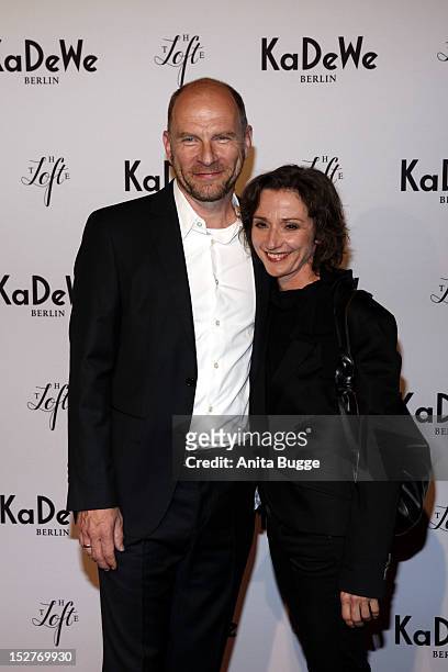 Goetz Schubert and his wife Simone Witte attend the KaDeWe Grand Opening on September 25, 2012 in Berlin, Germany.