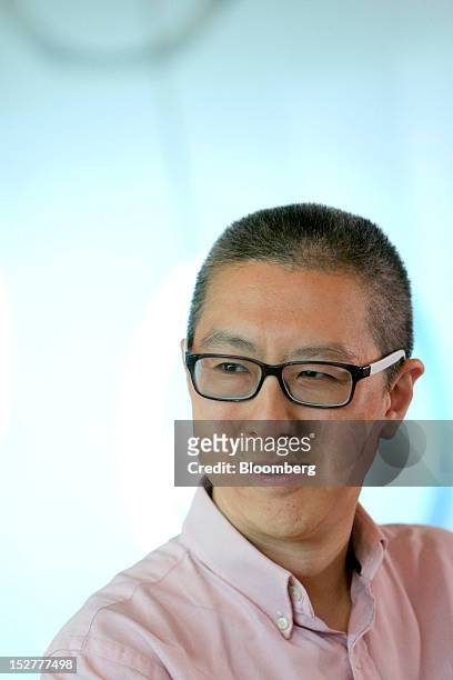Victor Koo, chairman and chief executive officer of Youku Tudou Inc., attends an interview in Beijing, China, on Wednesday, Sept. 26, 2012. Youku...