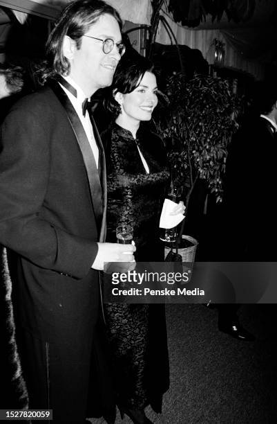 Howard Sherman and Sela Ward attend the Council of Fashion Designers of America awards ceremony at Lincoln Center in New York City on February 12,...