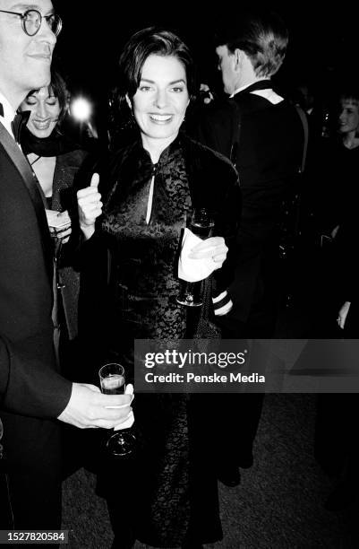 Howard Sherman , Sela Ward , and guests attend the Council of Fashion Designers of America awards ceremony at Lincoln Center in New York City on...