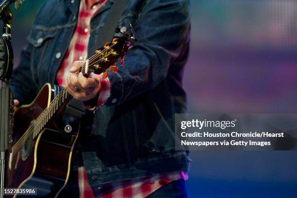 Blake Shelton performs at Reliant Stadium during the Houston Livestock Show and Rodeo, Thursday, March 20 in Houston.