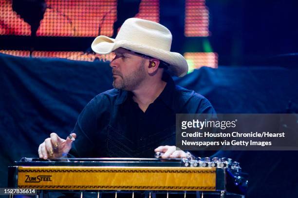 Blake Shelton performs at Reliant Stadium during the Houston Livestock Show and Rodeo, Thursday, March 20 in Houston.