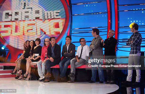 Anna Simon, Maria del Monte, Angeles Munoz, Roko, Santiago Segura, Arturo Valls, Manel Fuentes, guest, Carlos Latre, Francisco Javier Herrero and...