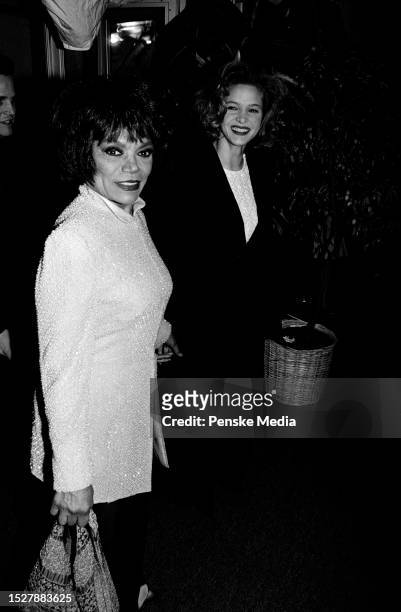 Eartha Kitt and daughter Kitt McDonald attend the Council of Fashion Designers of America awards ceremony at Lincoln Center in New York City on...