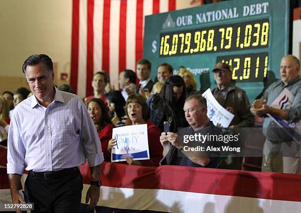 Mitt Romney Rally 25 Westerville South High School Stock Photos, High-Res Pictures, and ...