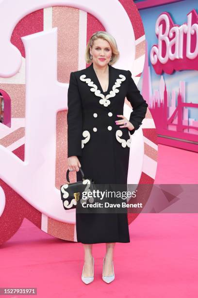 Emerald Fennell attends the European Premiere of "Barbie" at Cineworld Leicester Square on July 12, 2023 in London, England.