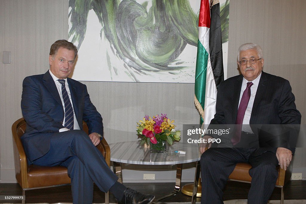 Abbas Meets With EU Foreign Policy Chief Ashton In New York