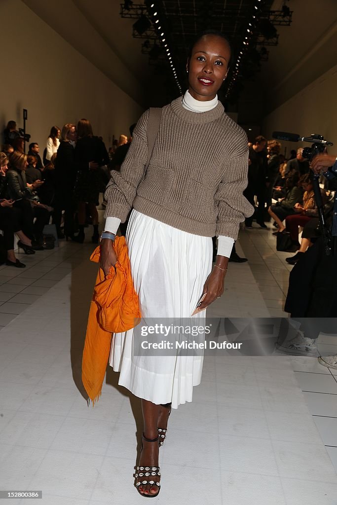 Shala Monroque attends the Rochas Spring / Summer 2013 show as part ...
