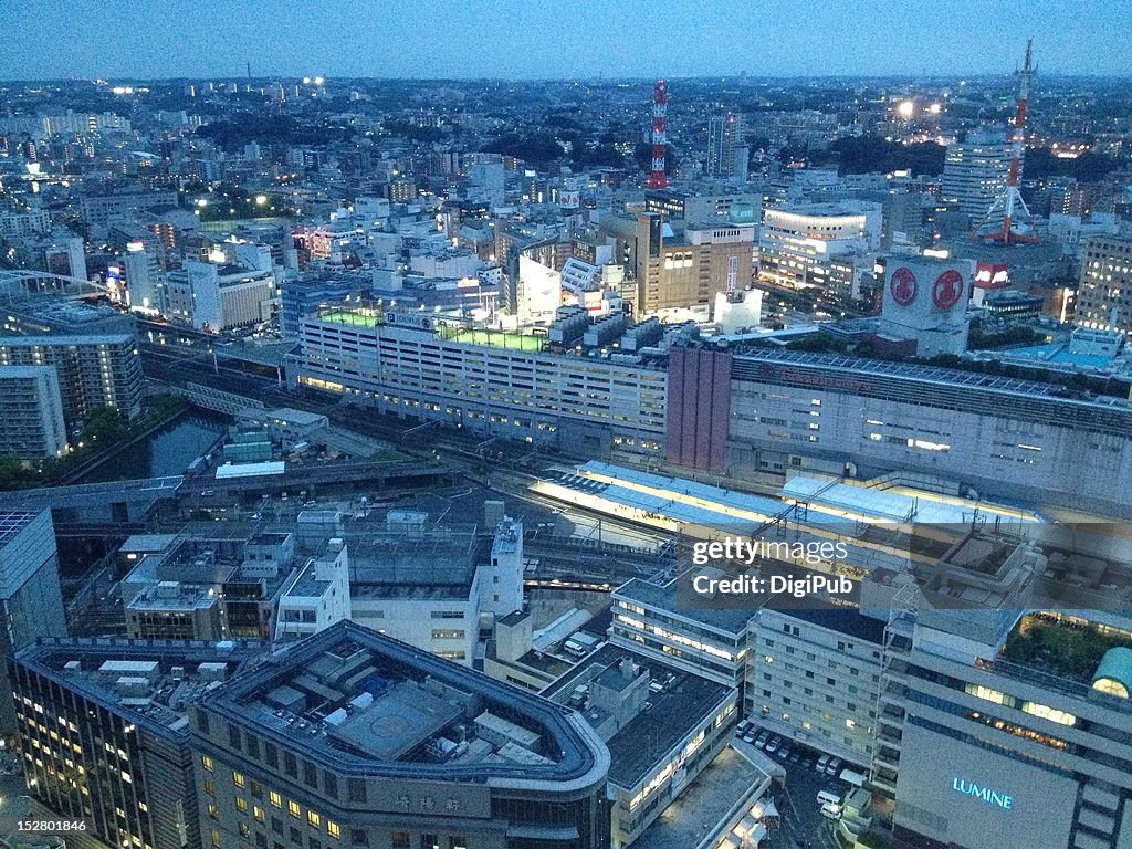 Yokohama cityscape at night