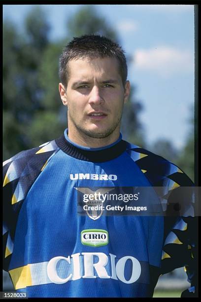 Portrait of Carlo Cudicini of Lazio football club taken during the club photocall. Mandatory Credit: Allsport UK