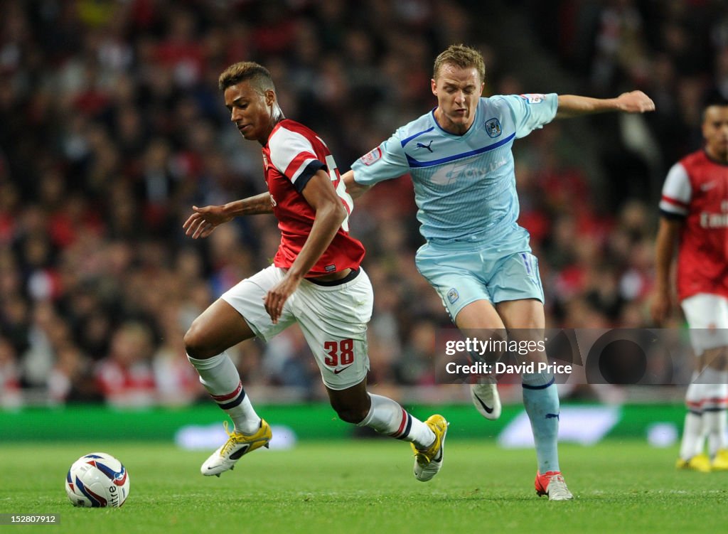 Arsenal v Coventry City - Capital One Cup Third Round