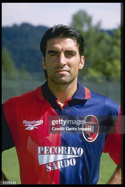 Portrait of Marco Sanna of Cagliari football club. Mandatory Credit: Allsport UK