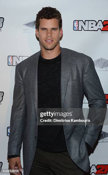Kris Humphries attends "NBA 2K13" Premiere Launch Party at 40 / 40 Club on September 26, 2012 in New York City.