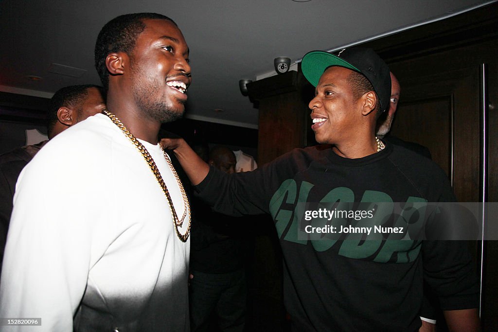 JAY Z Hosts The  Premiere Of NBA 2K13 With Cover Athletes And NBA Superstars Kevin Durant And Derrick Rose - Inside