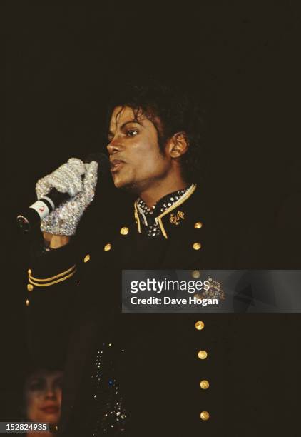 American singer Michael Jackson , 1984.