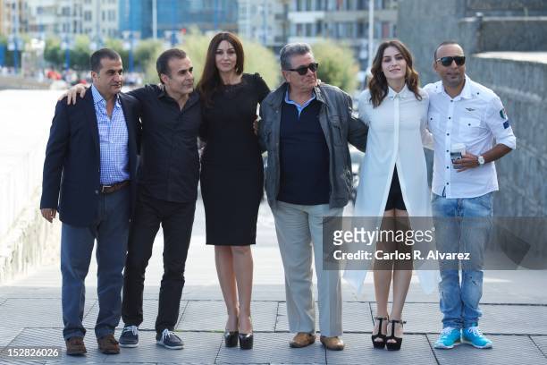 Producer Sabri Ozel, director Bahman Ghobadi, actress Monica Bellucci, actor Behrouz Vossoughi, actress Belcim Bilgin and actor Arash Labaf attend...