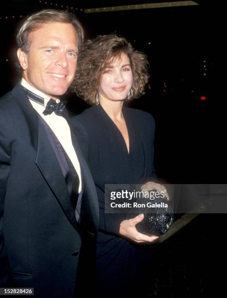 Actress Anne Archer and husband Terry Jastrow attend the 40th Annual Writers Guild of America Awards on March 18, 1988 at Beverly Hilton Hotel in...