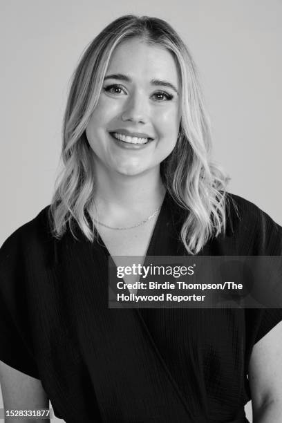 Partner at WME, Lindsay Aubin is photographed for Hollywood Reporter on November 1, 2022 in Los Angeles, California. PUBLISHED IMAGE.