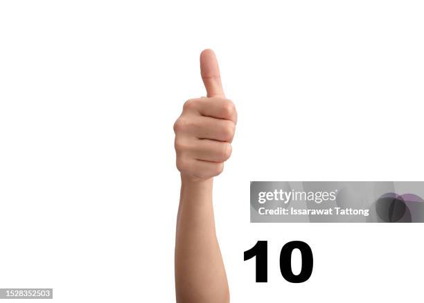 Ten Sign Language Sign Language Numbers Photos and Premium High Res Pictures - Getty Images
