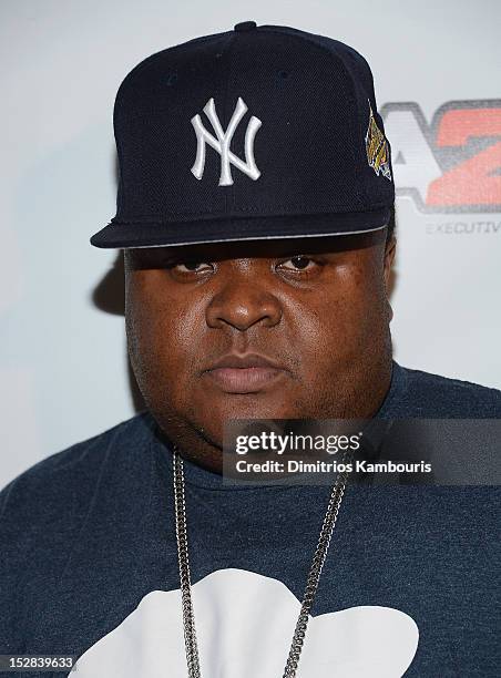Fred The Godson attends "NBA 2K13" Premiere Launch Party at 40 / 40 Club on September 26, 2012 in New York City.