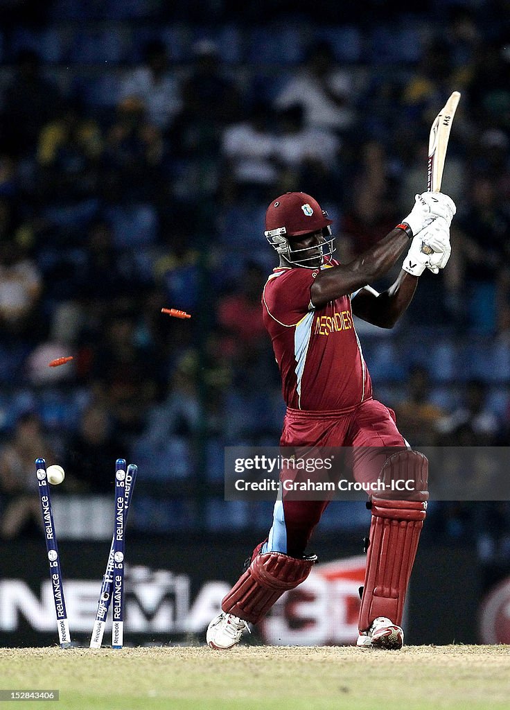 England v West Indies - ICC World Twenty20 2012: Super Eights Group 1