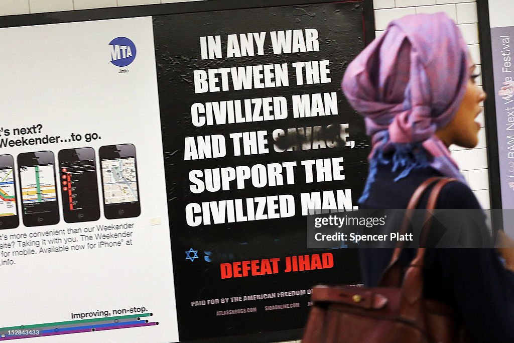Controversial Anti-Muslim Ad Appears In New York Subway Stations