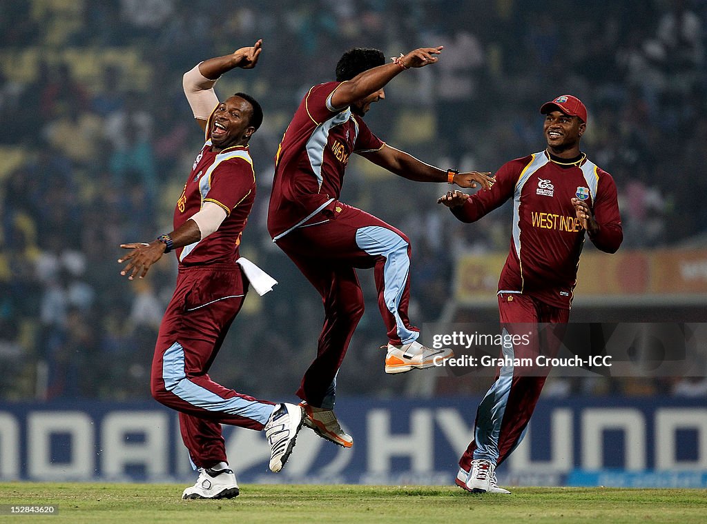 England v West Indies - ICC World Twenty20 2012: Super Eights Group 1