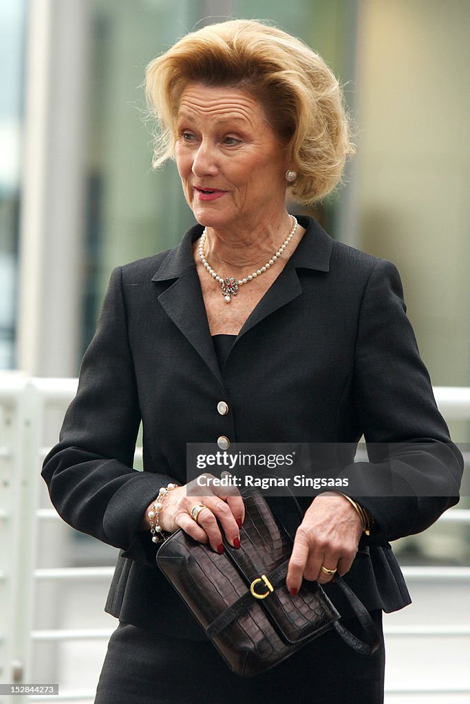 Queen Sonja Of Norway Officially Opens The Astrup Fearnley Museum In Oslo