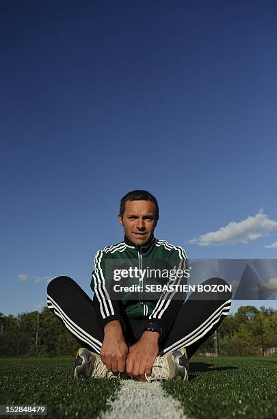 French referee, Stephane Lannoy, poses during a meeting for potential referees for the 2014 World Cup Brazil, on September 27, 2012 in Zurich....