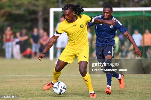 Sessi D ALMEIDA of Pau during the friendly match between Girondins de Bordeaux and Pau FC on July 12, 2023 in La Teste-de-Buch, France.