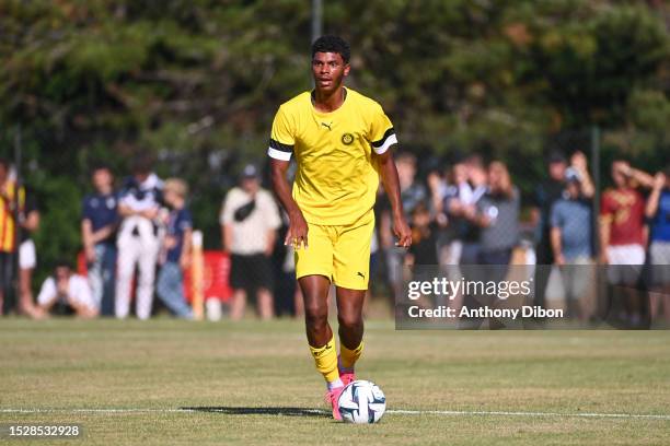 Iyah MOHAMED of Pau during the friendly match between Girondins de Bordeaux and Pau FC on July 12, 2023 in La Teste-de-Buch, France.