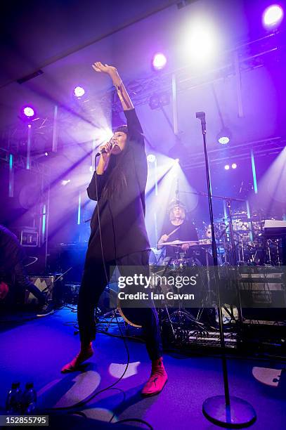 Brown performs at Senate House as part of the annual Arthur's Day celebrations on September 27, 2012 in London, England. Arthur's Day sees fans come...