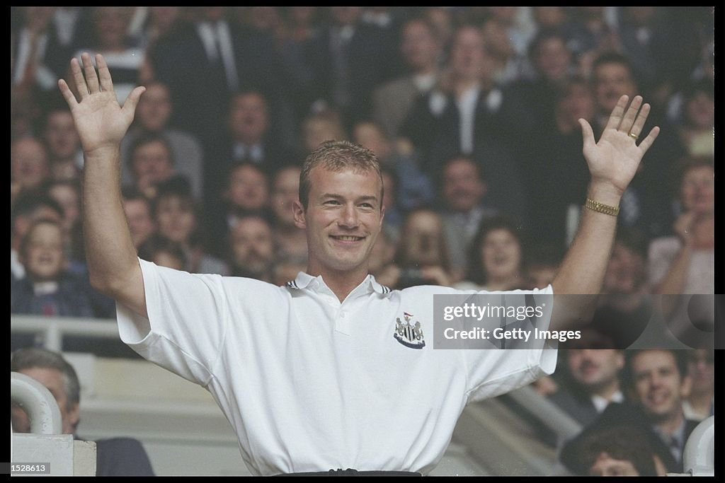 Alan Shearer of Newcastle United during his press Conference