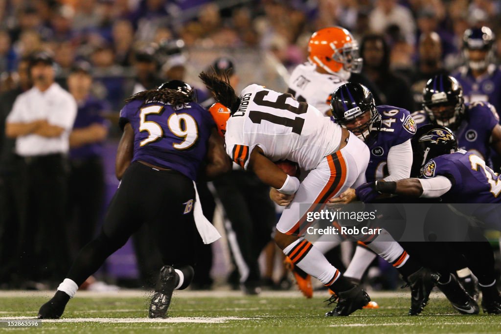 Cleveland Browns v Baltimore Ravens