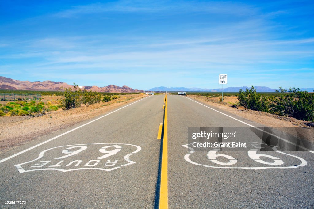 Route 66 highway.